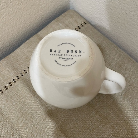 Rae Dunn Fall Autumn Mug Leaf, Pinecone, and Acorn Design Orange Interior Cozy - Picture 4 of 4